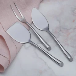 3 Piece Forged Wave Cheese Set