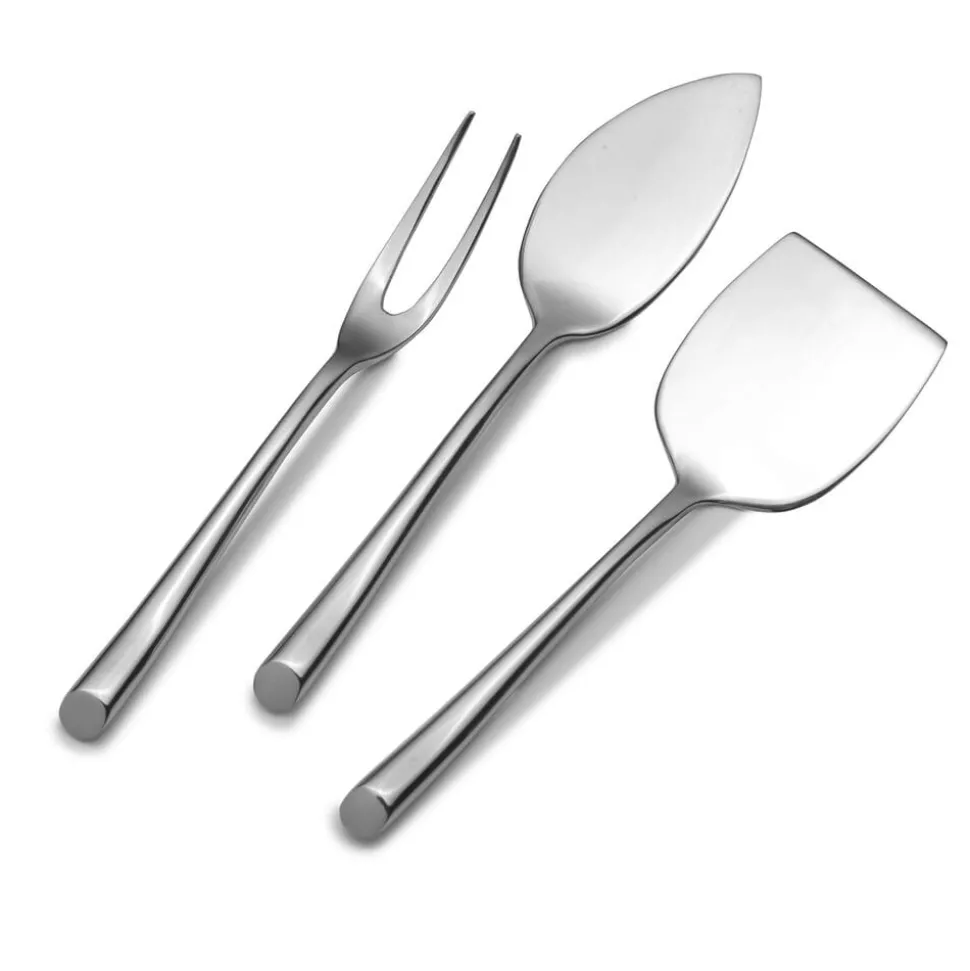 3 Piece Forged Wave Cheese Set