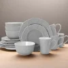 Abby Gray 16 Piece Dinnerware Set, Service for 4
