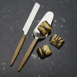 Acacia Wood Handle Cake Knife
