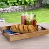 American Flag Lazy Susan Serve Tray