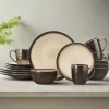 Anastasia Cream 16 Piece Dinnerware Set, Service for 4