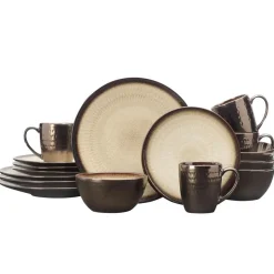 Anastasia Cream 16 Piece Dinnerware Set, Service for 4