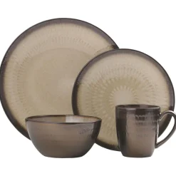 Anastasia Cream 16 Piece Dinnerware Set, Service for 4