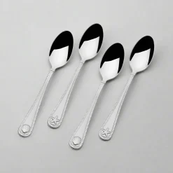 Antiqua Frost Set of 4 Mini Coffee Spoons