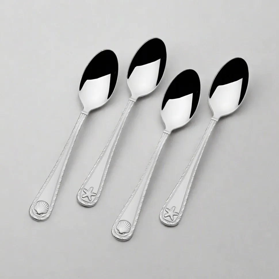 Antiqua Frost Set of 4 Mini Coffee Spoons