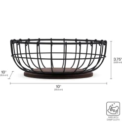 Anvil Cage Centerpiece Basket