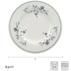 April Salad Plate