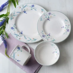 April Set of 4 Dinner Plates