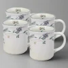 April Set of 4 Mugs
