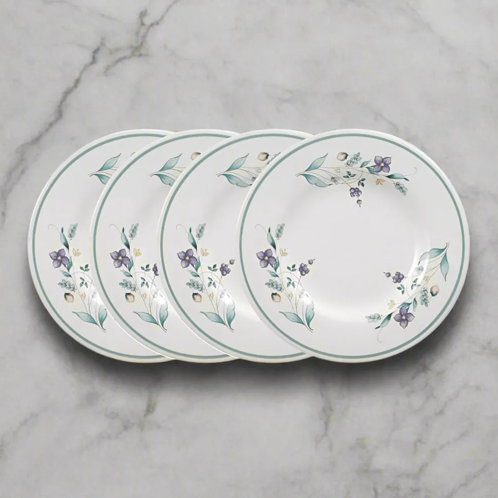 April Set of 4 Salad Plates