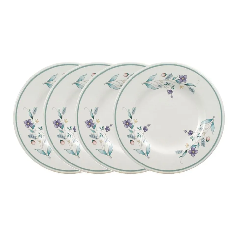 April Set of 4 Salad Plates