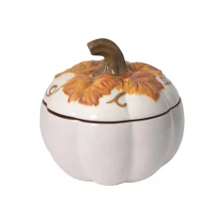 Autumn Berry Covered Pumpkin Bowl