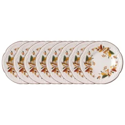 Autumn Berry Set of 8 Appetizer Plates
