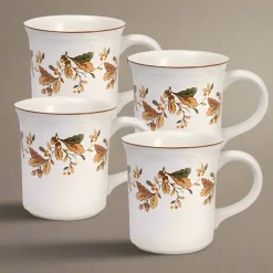 Autumn Berry Set of 4 Mugs