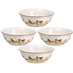 Autumn Berry Set of 4 Soup Cereal Bowls