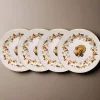Autumn Berry Set of 4 Turkey Salad Plates