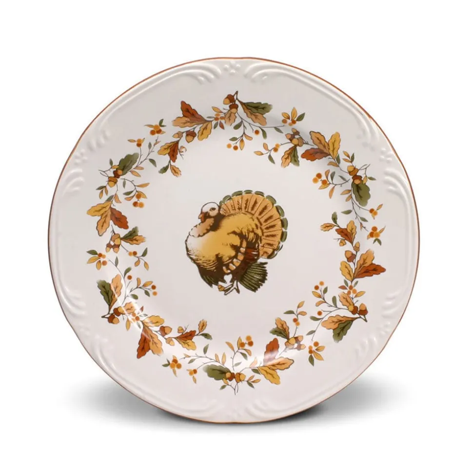 Autumn Berry Set of 4 Turkey Salad Plates