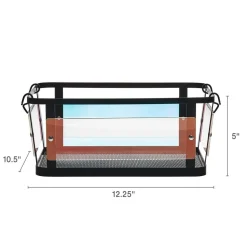 Ava Iridescent Stackable Storage Basket