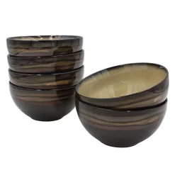 Aztec Set of 6 Soup Cereal Bowls