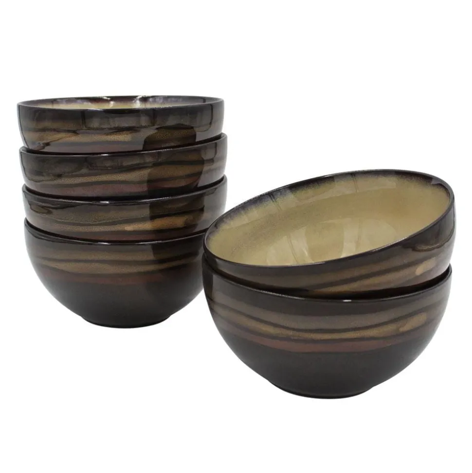 Aztec Set of 6 Soup Cereal Bowls