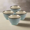 Belmont Blue Fruit Bowls, Set of 4