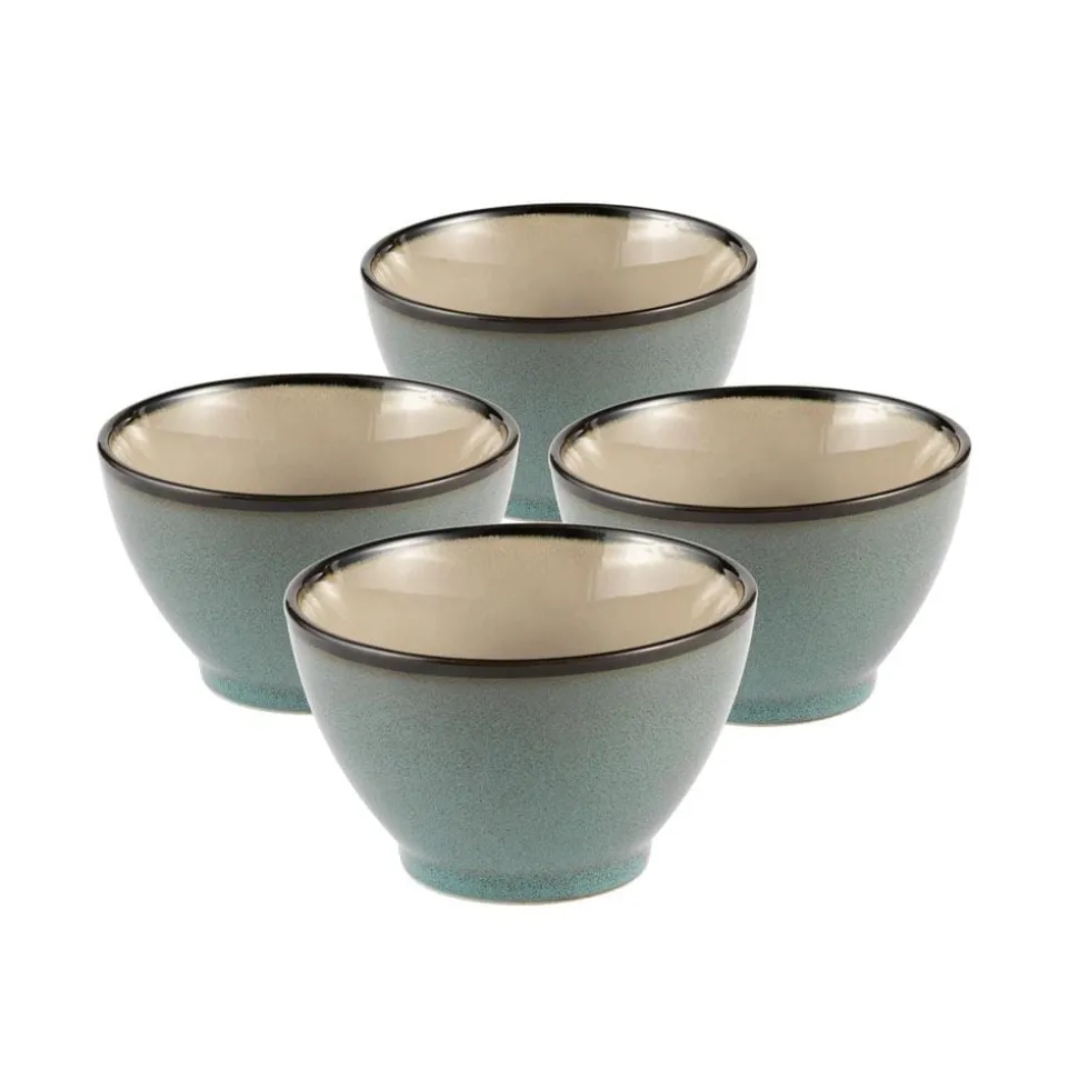 Belmont Blue Fruit Bowls, Set of 4