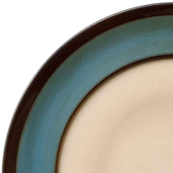Belmont Set of 4 Blue Round Dinner Plates