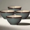 Belmont Set of 4 Blue Soup Cereal Bowls