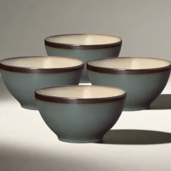 Belmont Set of 4 Blue Soup Cereal Bowls