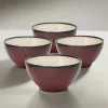 Belmont Set of 4 Red Soup Cereal Bowls
