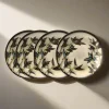 Belmont Set of 4 Round Stalks Salad Plates