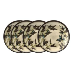 Belmont Set of 4 Round Stalks Salad Plates
