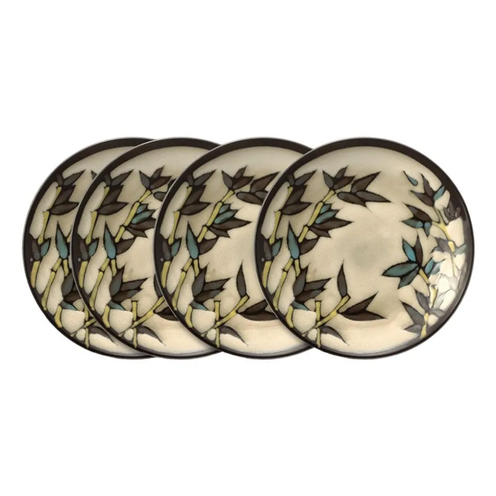 Belmont Set of 4 Round Stalks Salad Plates