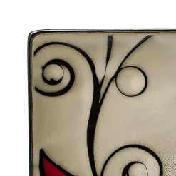 Belmont Square Red Vine Dinnerware Set