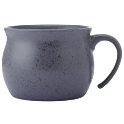 Black Speckled Jumbo Soup Mug