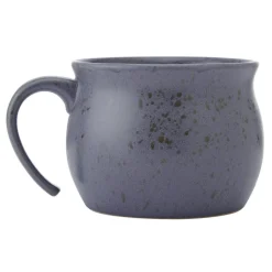 Black Speckled Jumbo Soup Mug