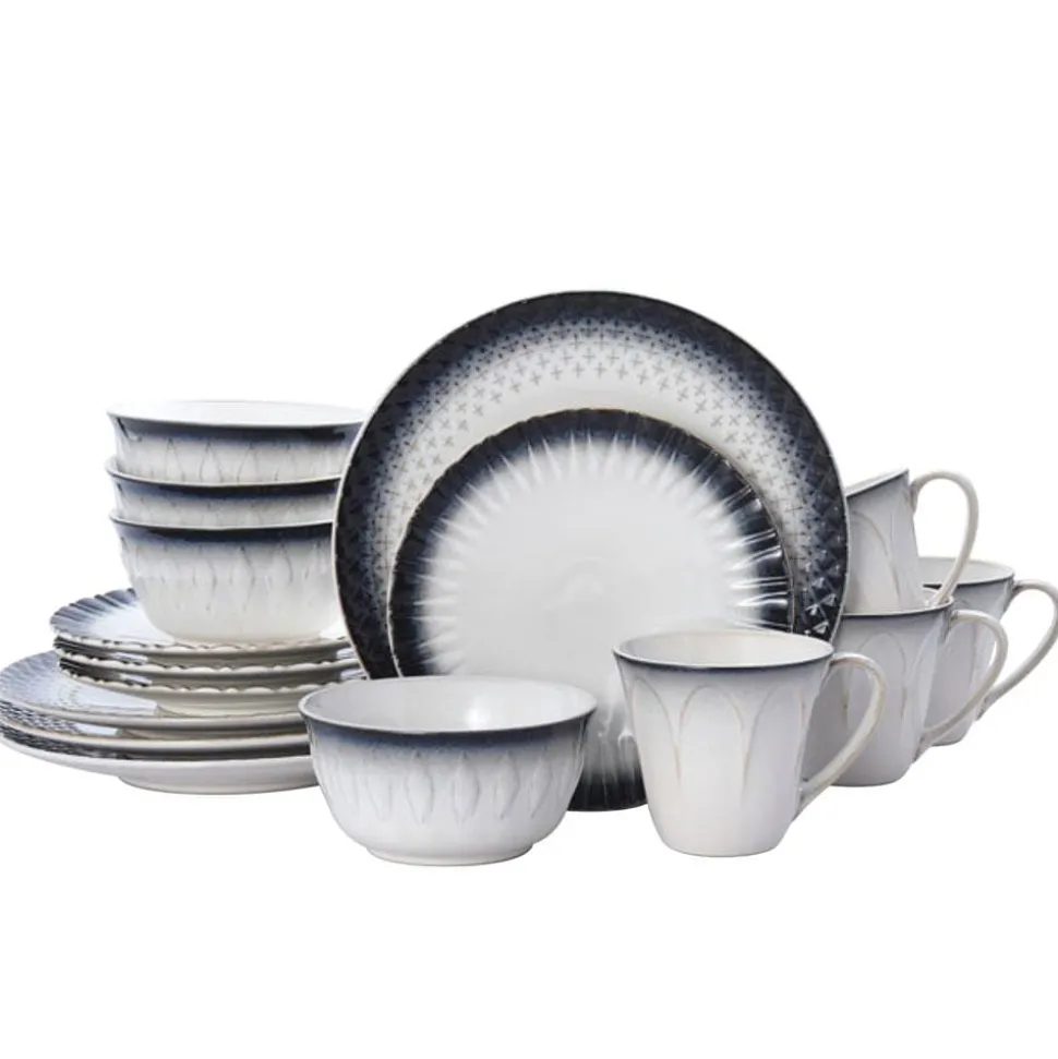 Blake 16 Piece Dinnerware Set, Service for 4