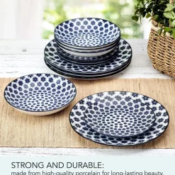 Blooming Delight 12 Piece Dinnerware Set, Service for 4