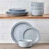Blooming Meadow Blue 12 Piece Dinnerware Set, Service for 4