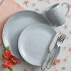 Blossom White 16 Piece Dinnerware Set, Service for 4