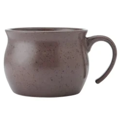 Brown Speckled Jumbo Soup Mug