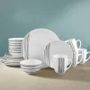 Brushed Lines 16 Piece Dinnerware Set, Service for 4
