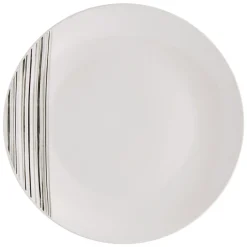 Brushed Lines 16 Piece Dinnerware Set, Service for 4