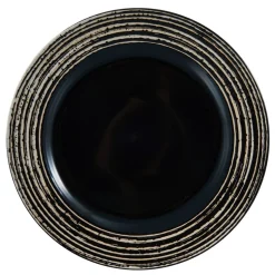 Bryson Black 16 Piece Dinnerware Set, Service for 4