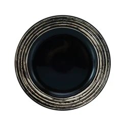 Bryson Black 16 Piece Dinnerware Set, Service for 4