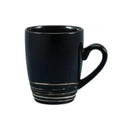 Bryson Black 16 Piece Dinnerware Set, Service for 4