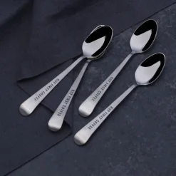 But First Coffee Set of 4 Mini Coffee Spoons