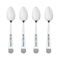 But First Coffee Set of 4 Mini Coffee Spoons