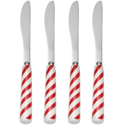 Candy Cane Set of 4 Spreaders